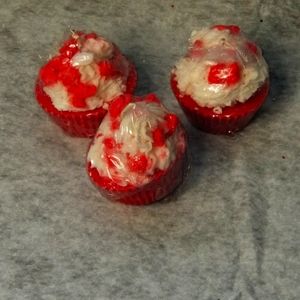 Red Velvet Cupcake Candles